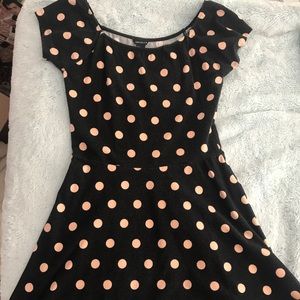 Forever 21 Polka Dot Circle Dress (Small)